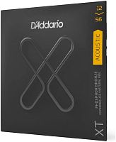 D'Addario XTAPB1256 струны для акустической гитары, фосфор/бронза,12-56, с покрытием