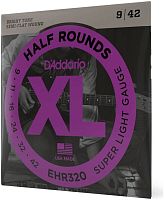 D'Addario EHR320 струны для электрогитары, Sup. Light, калён. ст., шлиф.опл, 9-42