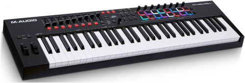 M-Audio Oxygen Pro 61 MIDI клавиатура, 61 клавиша, 8 энкодеров, 9 фейдеров, 16 пэдов фото 3