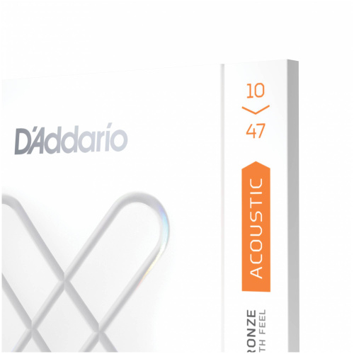 D'ADDARIO XSAPB1047 Set Acoustic Guitar XS Phosphor Bronze, 10-47, Extra Light струны для акустической гитары фосфорная бронза, фото 4