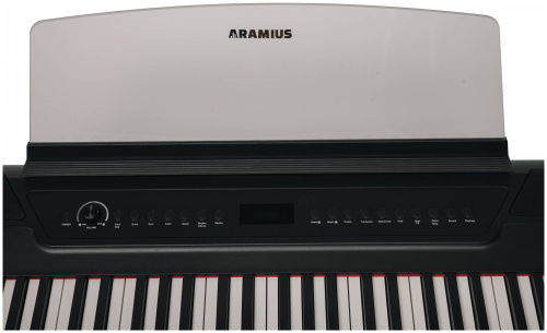 ARAMIUS API-130 MBK пианино цифр. компактное, молоточковая мех., корпус пластик, цвет черный фото 3