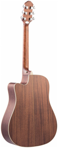 CRAFTER DE-7/NC+ Чехол электроакустическая гитара Дредноут SolidTop кедр, натурал, корпус-красно фото 3