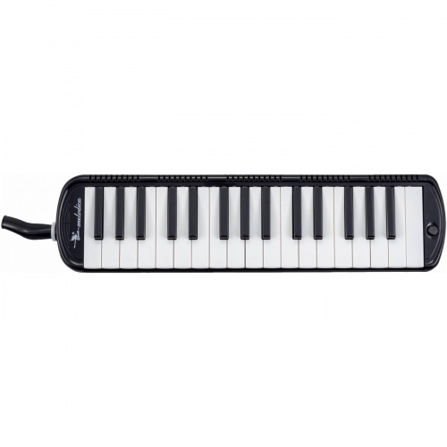 SWAN SW32J-1-BK мелодика духовая клавишная 32 клавиши, цвет черный, пластиковый кейс фото 2