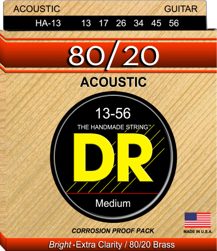 DR HA-13 HI-BEAM струны для акустической гитары 13 56