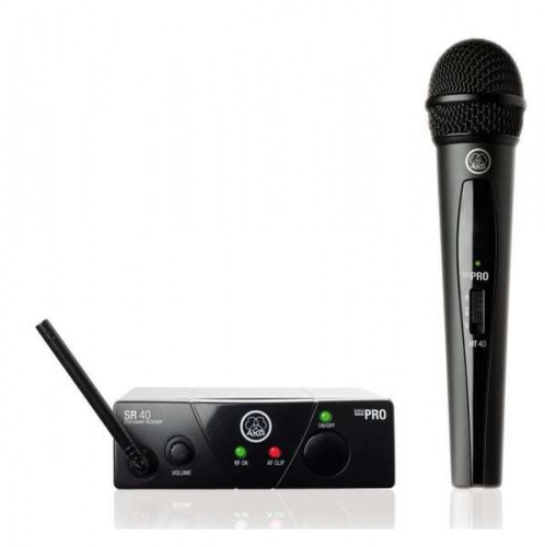 AKG WMS40 Mini Vocal Set BD US25B вокальная радиосистема с приёмником SR40 Mini и ручным передатчиком с капсюлем D88
