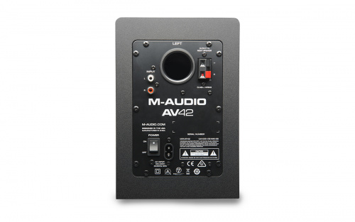 M-Audio AV42 Комплект из 2-х качественных мониторов ближнего поля, 4" низ, 3/4" верх (шёлк), 20 Вт к фото 2