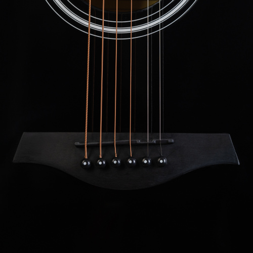 ROCKDALE Aurora D5-E Gloss C BK электроакустическая гитара дредноут с вырезом, цвет черный, глянцевое покрытие фото 3