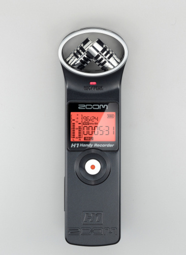 Zoom H1 ручной портативный диктофон (рекордер), черный цвет фото 7