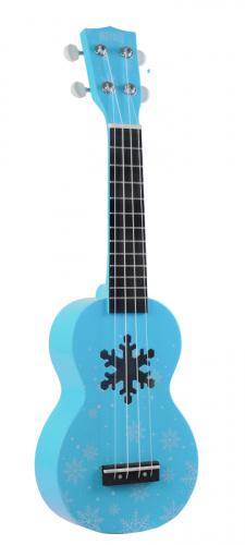 Mahalo MD1SNBU Укулеле с чехлом, струны Aquila, цвет Glacier Blue, серия Snow фото 2