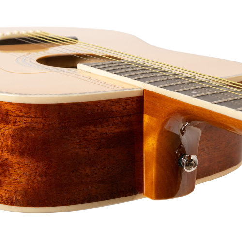ROCKDALE Aurora D7 NAT Gloss Акустическая гитара Форма корпуса Dreadnought. Цвет натуральный. Глянцевое покрытие. Верхняя дека из ели. Нижняя дека и о фото 5