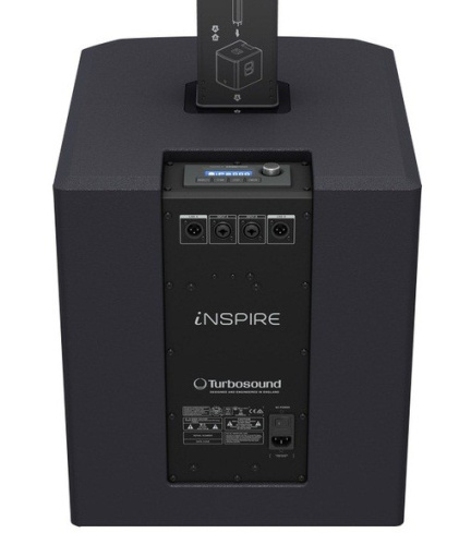 Turbosound iNSPIRE iP2000 1000Вт модульная аудио колонна НЧ-12", ВЧ- 17х2" неодимовые драйверы, DSP "KLARK TEKNIK SST", аудио через Bluetooth, управле фото 3