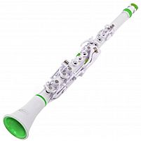 NUVO Clarineo (White/Green) кларнет, строй С (до) (диапазон - более трех октав), материал - АБС-пластик, цвет - белый/зеленый