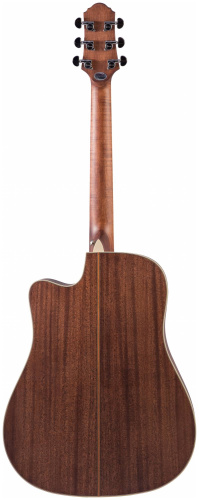 CRAFTER DE-7/NC+ Чехол электроакустическая гитара Дредноут SolidTop кедр, натурал, корпус-красно фото 4