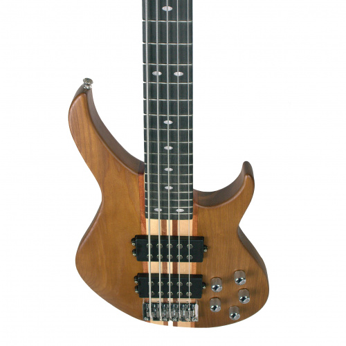 REDHILL JB500/NA бас-гитара 5-стр., H+H, 864 мм, корпус ясень, сквозной гриф клен+махагон, натурал фото 4