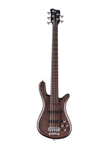 Warwick STREAMER LX 5 Nirvana Black 5-струнный бас PRO SERIES TEAMBUILT, цвет коричневый матовый