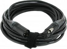 Cordial CPM 5 FM микрофонный кабель XLR F/XLR M, разъемы Neutrik, 5,0 м, черный