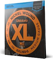 D'Addario EXL160-5 Струны бас 5-стр. soft/reg, 050-135.