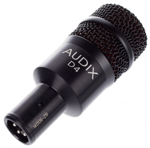 Audix D4 Инструментальный динамический микрофон, гиперкардиоида, для ударных и перкуссии фото 2