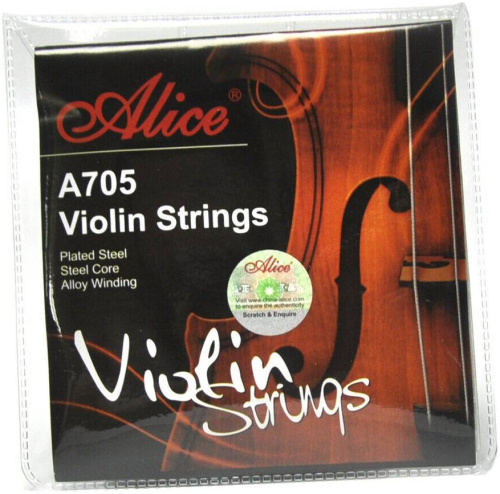 Alice A705 Струны для скрипки, обмотка из сплава алюминия
