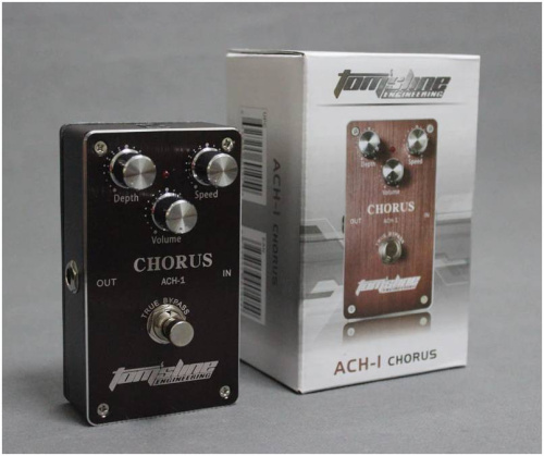 TOMSLINE ACH-1 Педаль эффектов Chorus, питание от БП и батареи 9в фото 3