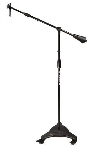 Ultimate MC-125 стойка микрофонная студийная "журавль", база с колесами, высота 130-210см, черная