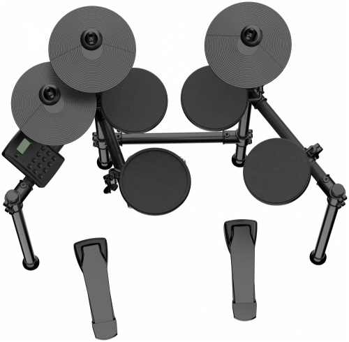 CIRCLE TONE CTD-100 электронная ударная установка 7 пэдов. 3х8" пэда томов, 3х10" пэда тарелок
