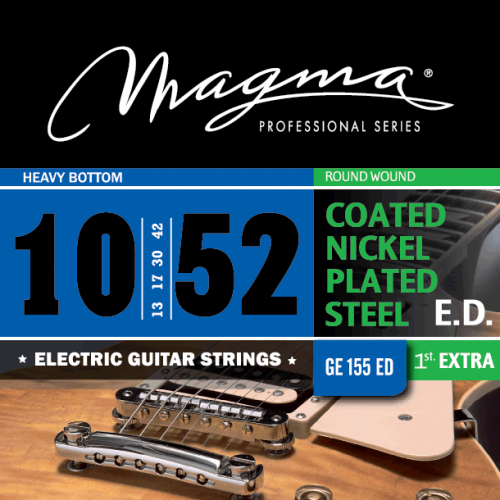 Magma Strings GE155ED Струны для электрогитары Серия: Coated Nickel Plated Steel Калибр: 10-13-1