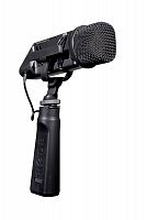 RODE Stereo VideoMic Стерео X/Y накамерный микрофон. Накамерное крепление, двухпозиционный фильтр обреза НЧ линейный и 80Гц, аттенюатор -10дБ, питание