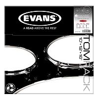 Evans ETP-EC2S CLR-R комплект пластиков 10 12 16 Edge control Clear