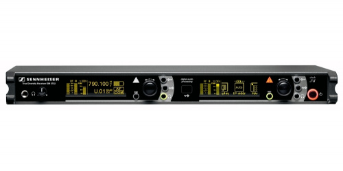 Sennheiser EM 3732 COM-II N Сдвоенный рэковый приёмник True-diversity, 614-798 МГц, Ethernet-порт