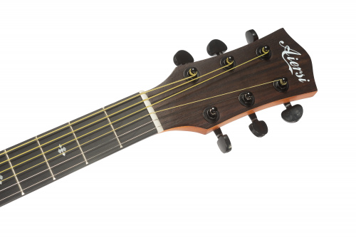 AIERSI SG02SM-40 Акустическая гитара, топ массив ели, корпус махагони фото 5