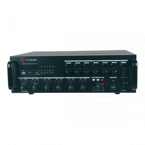 SHOW PS4806 трансл. система 480 Вт, 100В/4 Ом, 6 зон, со встроенным MP3, FM фото 2