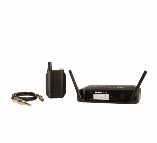 SHURE GLXD14E Z2 Цифровая радиосистема с бодипаком и гитарным кабелем, 2404-2478 МГц