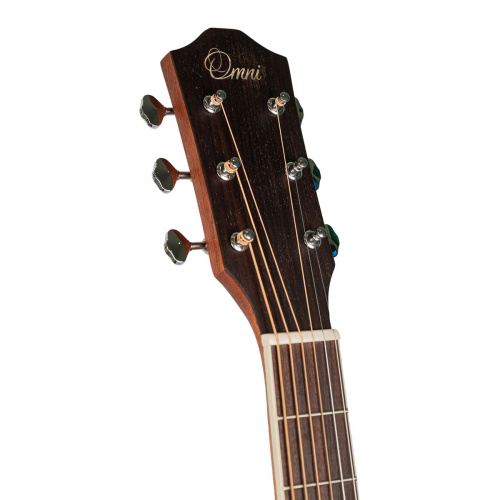 Omni F-260ES электроакустическая гитара, массив ели/ орех, цвет натуральный фото 2