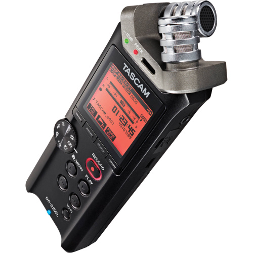 TASCAM DR-22WL цифровой диктофон PCM стерео рекордер с встроенными микрофонами, Wav/MP3