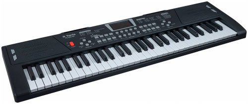 TERRIS TK-200 BK синтезатор, 61 мини клавиша, микрофон, цвет черный фото 2