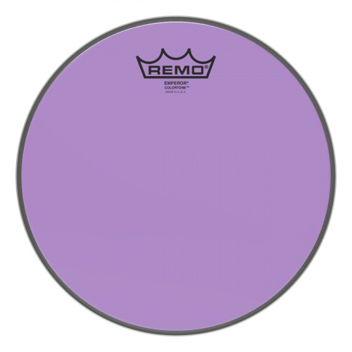 Remo BE-0310-CT-PU 10 Emperor Colortone, пластик для барабана прозрачный, двойной, пурпурный