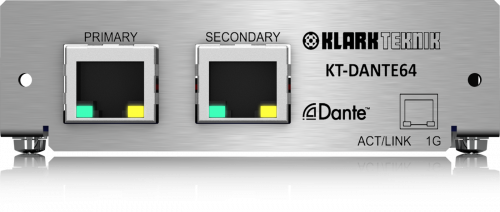 KLARK TEKNIK KT-DANTE64 плата расширения Dante для DN9650, DN9652