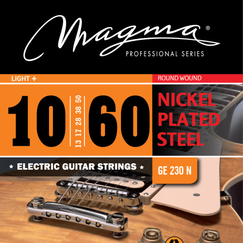 Magma Strings GE230N Струны для 7-струнной электрогитары 10-60, Серия: Nickel Plated Steel, Калибр: 10-13-17-28-38-50-60, Обмотка: круглая, никелирова