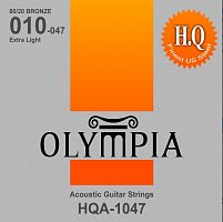 Olympia HQA 1047 Струны для акустической гитары, 80/20 Bronze, 10-47