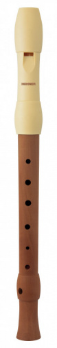 HOHNER B95850 Блокфлейта сопрано, немецкая система,2 части,корпус дерево,мундштук пластик сл.кость