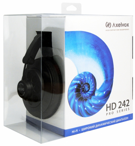 Axelvox HD242 Наушники динамические полуоткрытого типа, Studio/Hi-Fi, драйвер 50мм, 10-30000 Гц, 56 фото 2