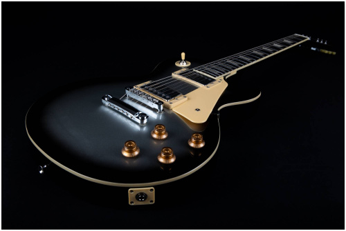 JET JL-500 SLB электрогитара, Les Paul, корпус красное дерево, HH, цвет Silverburst фото 12