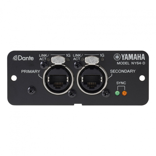 Yamaha NY64-D плата с интерфейсом Dante для микшеров серии TF фото 2