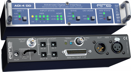 RME ADI-4 DD - 4 канальный конвертер, 24 Bit / 96 kHz, AES/EBU-ADAT Converter, 9 1/2", 1U