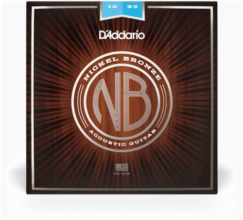 D'Addario NB1253 струны для акустической гитары,Light, 12-53 фото 2