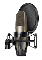 SHURE KSM42/SG Кардиоидный микрофон с двойной диафрагмой 60-20000 Гц, 14,10 мВ/Па, Max.SPL 139 дБ, резиновая виброизоляционная подвеска открытого типа
