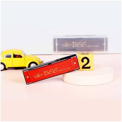 BEE DF10A-1 RED диатоническая губная гармошка, C, корпус пластик, крышки и платы алюминий. Цвет: кра фото 14