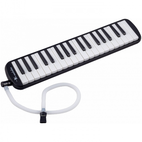 SWAN SW37J-3-BK мелодика духовая клавишная 37 клавиш, цвет черный, пластиковый кейс фото 5