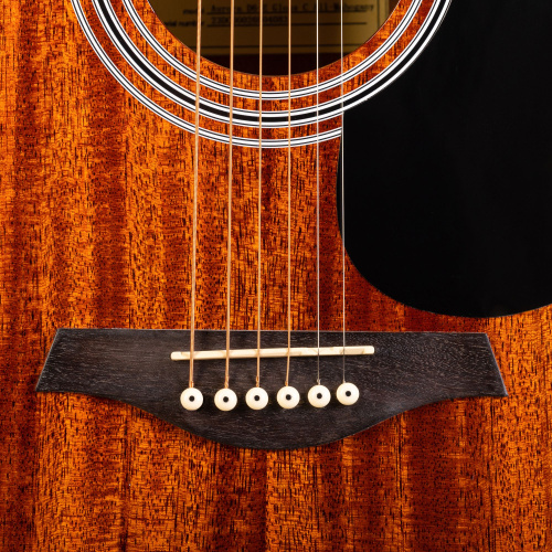ROCKDALE Aurora D6 C E ALL-MAH Gloss электроакустическая гитара, дредноут с вырезом, корпус из махагони, цвет натуральный, глянц фото 4